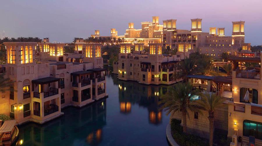 Madinat Jumeirah Dar Al Masyaf Arabian exterior night